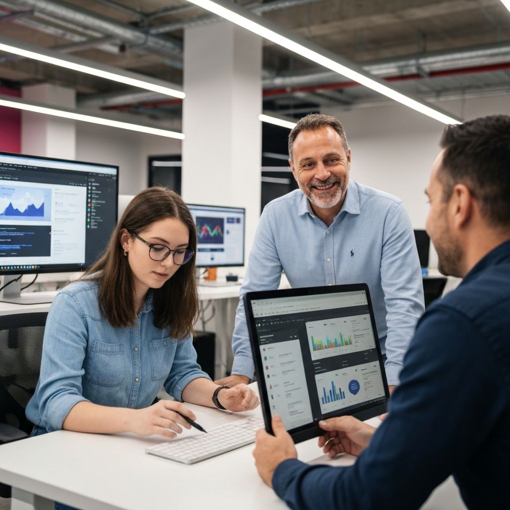 Digital marketing team collaboration